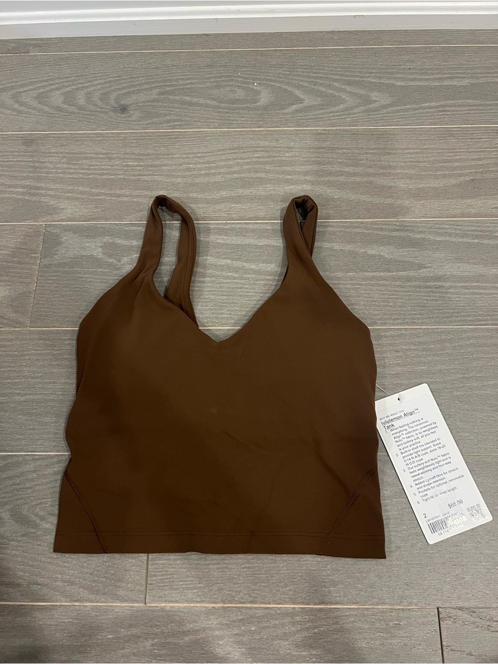 lululemon athletica Align Tank in Java Brown